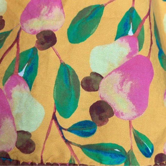 Farm Rio Mini Cashew Midi Dress yellow extra small - Picture 7 of 15